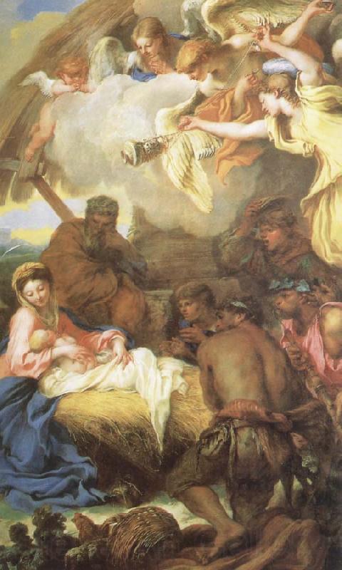 CASTIGLIONE, Giovanni Benedetto The adoracion of the pastore Norge oil painting art
